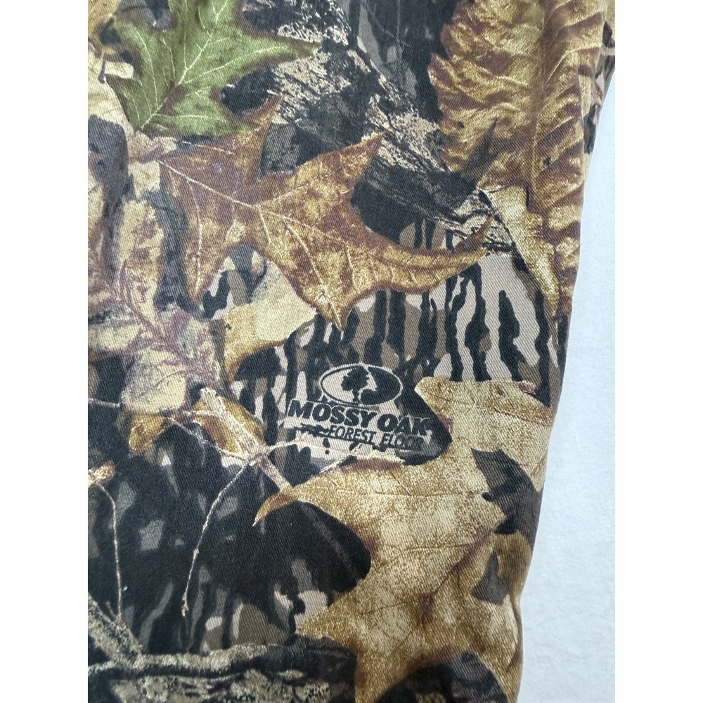 Vintage Jerzees Outdoors Mossy Oak Forest Floor Camo Hunting Pants XXL Regular - Picture 7 of 10